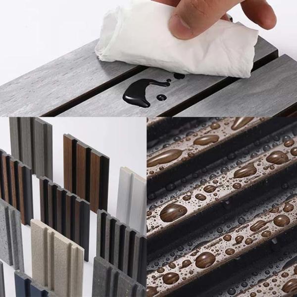 Waterproof Luxury Concrete Interior PS Polystyrene Wall Panel 120x12x2900