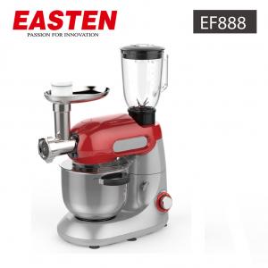 Quality Easten Kitchen Plastic Stand Food Mixer EF888/ 1000W Electric Dough Cake Stand Mixer With Meat Grinder wholesale