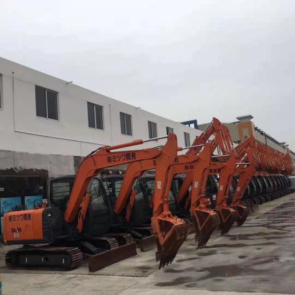 6 Ton Fuel Saving Used ZX60 Hitachi Small Excavator