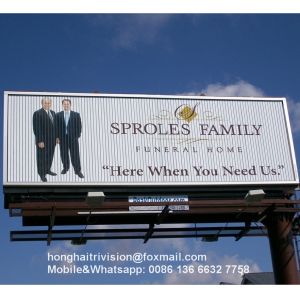 Buy cheap indoor & outdoor highway aluminium advertising trivision board from wholesalers