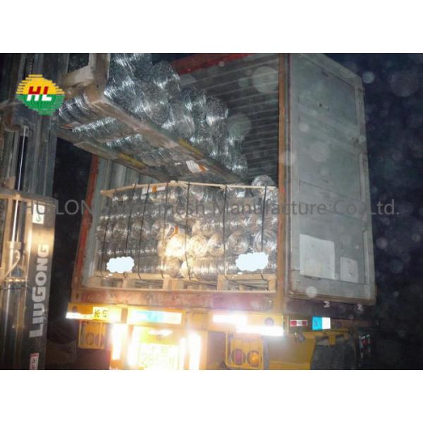 50m Deer Fencing Hinge Joint Wire Mesh , High Tensile Galvanized Steel Fence Roll