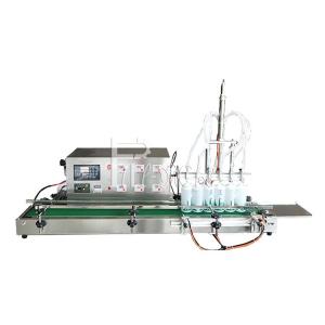 Quality Automatic Desktop Gear Pump Liquid Piston Filling Machine For Perfume Beverage Drinking Water Alcohol wholesale