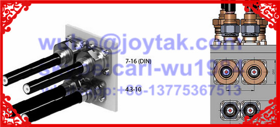 4.3-10 connector male straight for 1/2 superflex cable solder type european type Tri-alloy body PIM ≤-160dBC