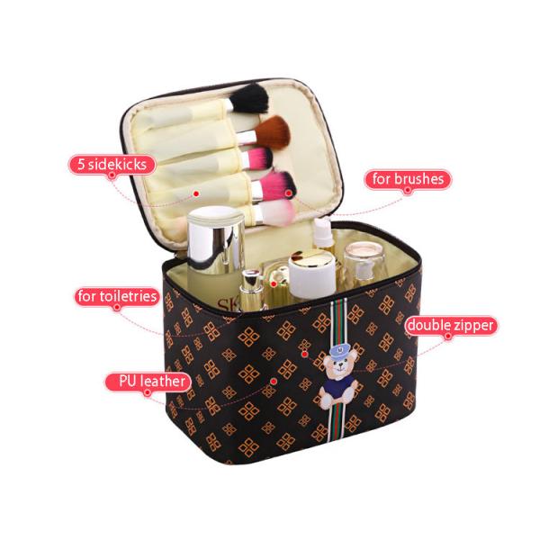 PU cosmetic boxes large capacity travel bag Korean simple small multi-functional portable toiletries bags for women