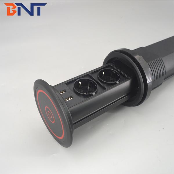 UL approve motorized pop up type eu kitchen power socket with extention cord sockets