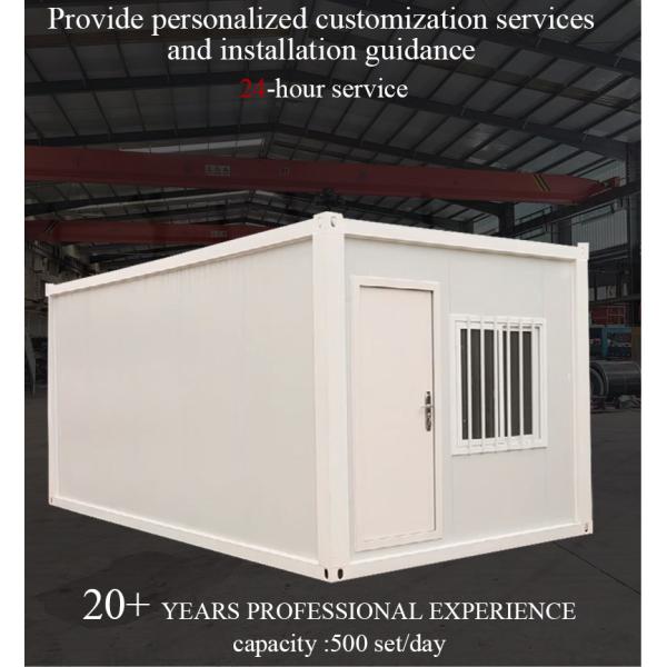Direct Moveable Flat Pack Container Home 20ft Flat Pack Modern House with Low MOQ