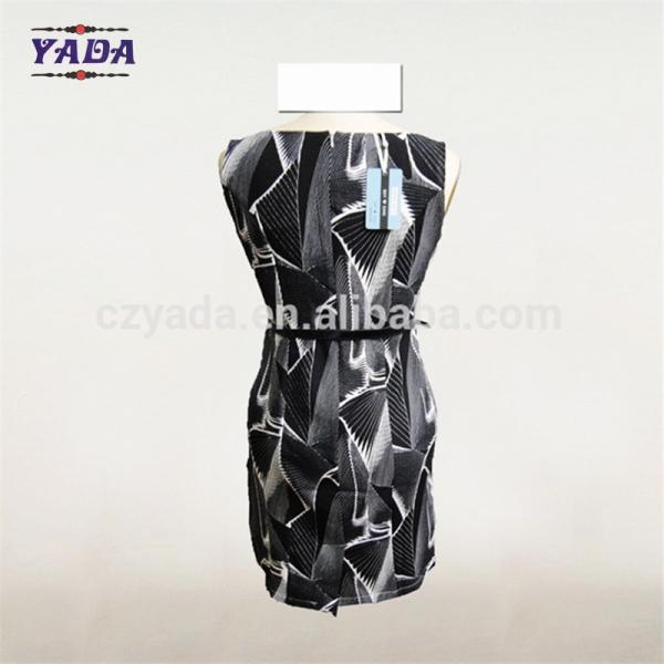 Women print long fashion a line dress ladies sexy women clothing dresses lady with waist belt