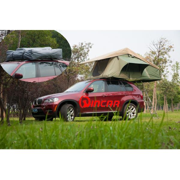 1.4m width 4x4 Waterproof polyester and ripstop canvas roof top tent from Ningbo Wincar