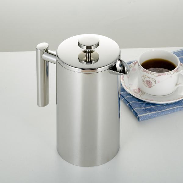 350ml Double Wall Stainless Steel Coffee Press Palm Restaurant French Press