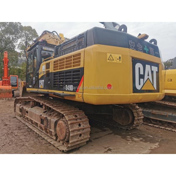 Used Second Hand CAT349D Excavator Strong Power and Soft Steel Design Original Paint