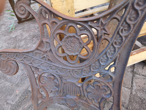 Classical Park Bench Slab Cast Iron Bench Ends For Cast Iron Bench Seat