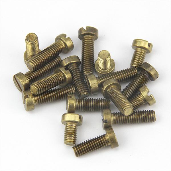 Brass Slotted Drive Fillister Head Machine Screws Brass Fillister Head Machine Screws