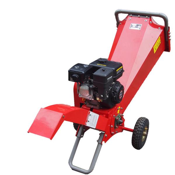 40mm Chipping Garden Wood Chipper CE 196cc Engine Tree Shredder Machine