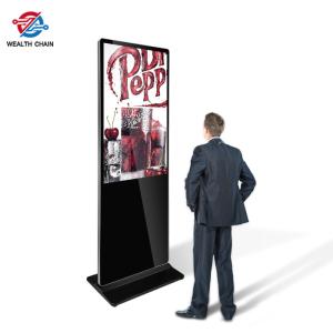 Quality 65&quot; Floor Standing Digital Signage Facing Indoor 400 Nits High Bright 1080P wholesale