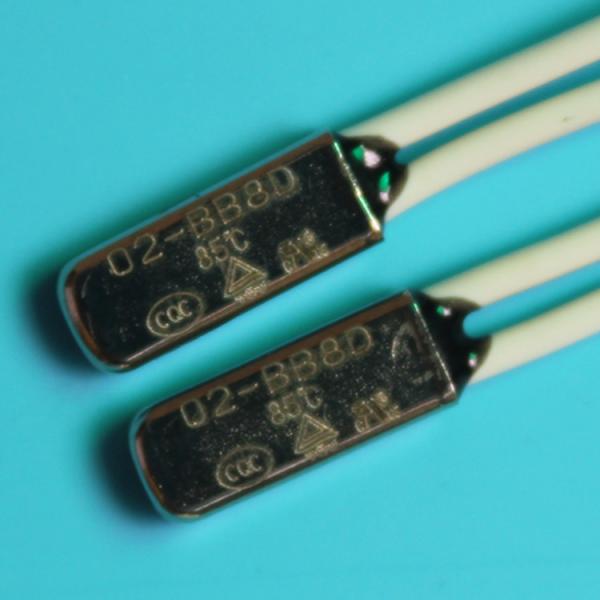 Cheap TB02 small size electrical motor thermal protector  temperature contorl 250V/5A 40--180C for sale