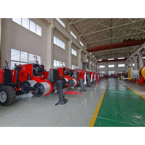 280KN Overhead Line Bull-Wheel Hydraulic Brake Cable Puller Winch Machine