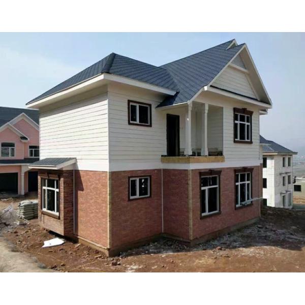 Q355B Q235B Steel Structure Housing Windproof Lightweight Steel Frame Villa