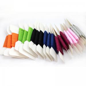 Quality Pink Orange Flat Knit Polyester Cord Elastic Earloop For Sewing Crafts Mask wholesale