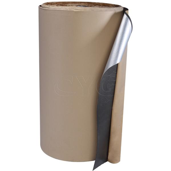 Aluminum Foil Construction Heat Insulation Foam Hvac Ducting Waterproofing Roll
