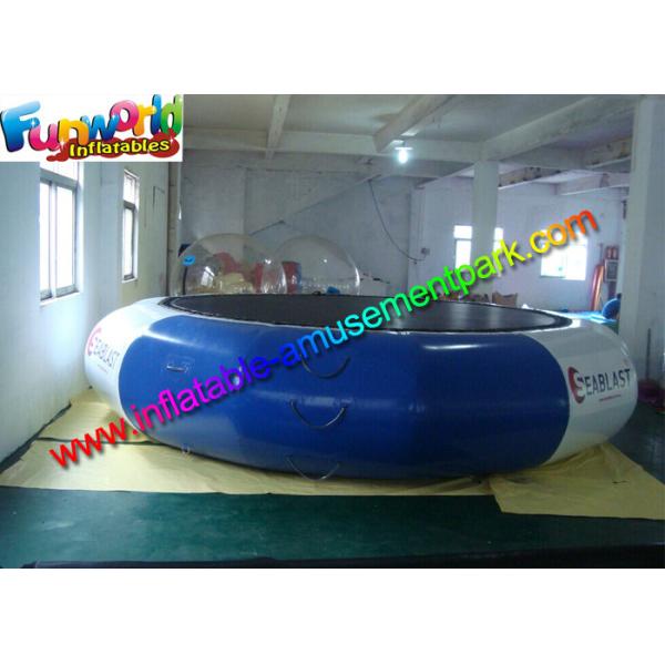 Plato Durable Inflatable Water Toys Jumping Trampoline With Small Platform