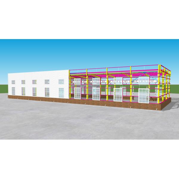 Q355 / Q235 Steel Structure Farm Frame Prefab Building Construction GB
