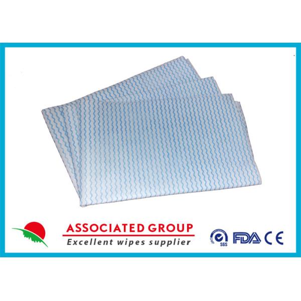 Cheap Household Printing Non Woven Cleaning Wipes , Disposable Spunlace Nonwoven Wipes for sale