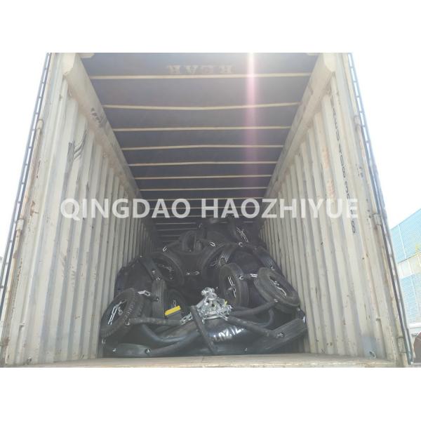 1200x2000mm Yokohama Floating Fenders Synthetic Tire Black Boat