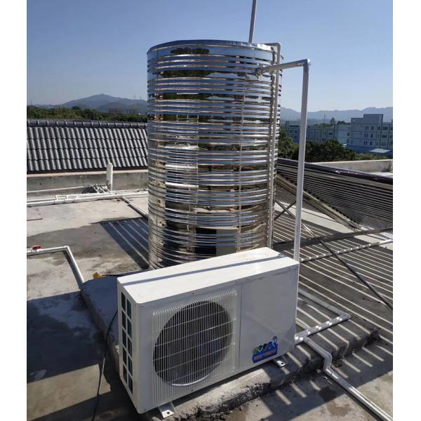 Heat Pump Small Commercial Water Heater R407C / R410A Refrigerant Low Noise