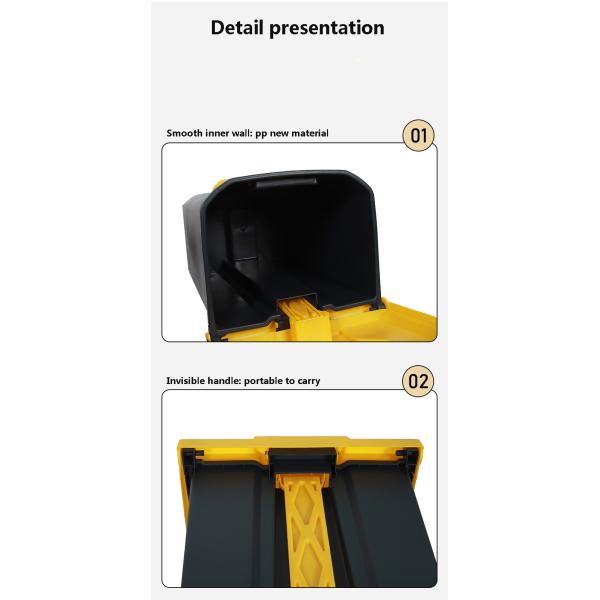 Factory High Quality 13 Gallon Street Garden Double Recycle Trash Can Foot Pedal Dustbin for Outdoor