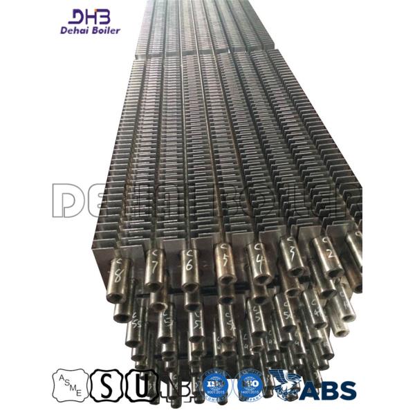 Cheap Double Boiler Fin Tube , Welded Finned Tubes Customizable Painted Surface for sale