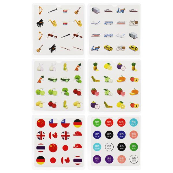 Montessori 3D Unisex Memory Match Puzzle Game Chess Toy