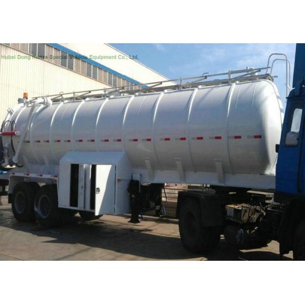 2 Axles Sewer Vacuum Suction Semi Trailer For Off Road And Oil Field Operation 20000L