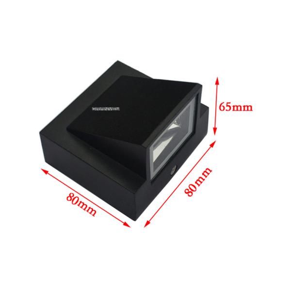 Classic Single Head LED Outdoor Wall Lights 3W COB For Garden Park Yard