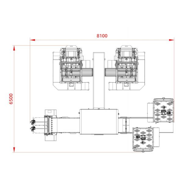 Multifunction 2 In 1 Intelligent High Speed Automatic Rigid Box Making Machine50-70pcs/min