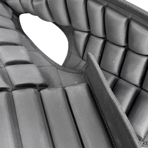 Outdoor Equestrian Activities Essential Certified Block Foam Padded Black Unisex Vest