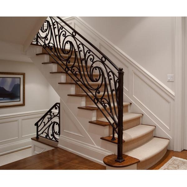 Outdoor Balcony Cast Iron Stair Railing Antirust Oil Hot Dip Galvanized