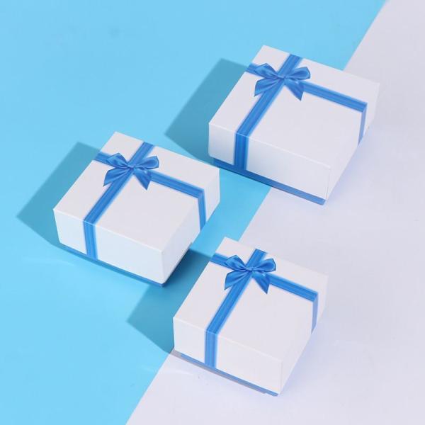 Custom Printing Cardboard Rigid Ring/Earring/Necklace Jewelry Watch Gift Box