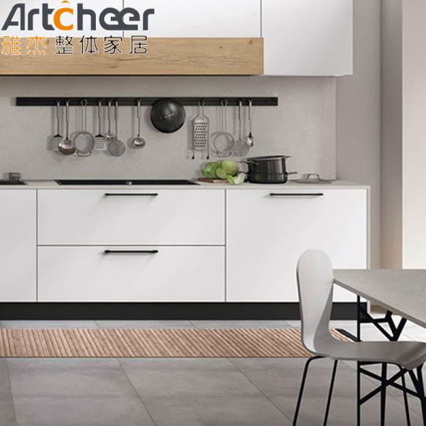 Customized Size Modern Wood Melamine Kitchen Cabinets with Wall Cabinet Shelf Storage