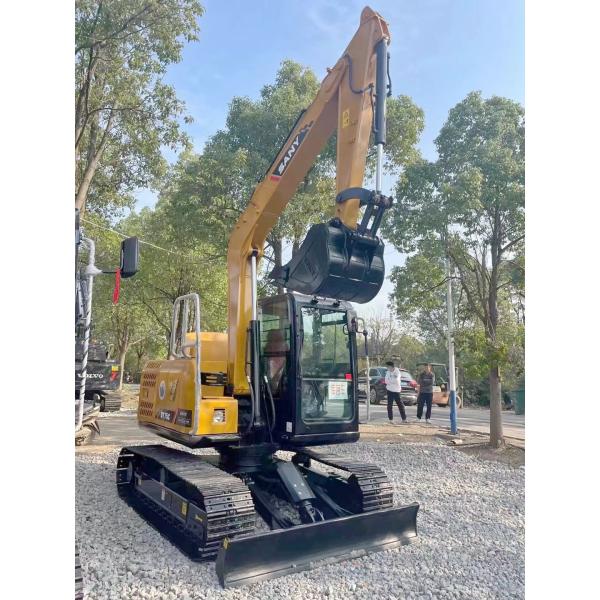Low price sale of original hydraulic track type Sany SY75 second-hand excavator and hook machine