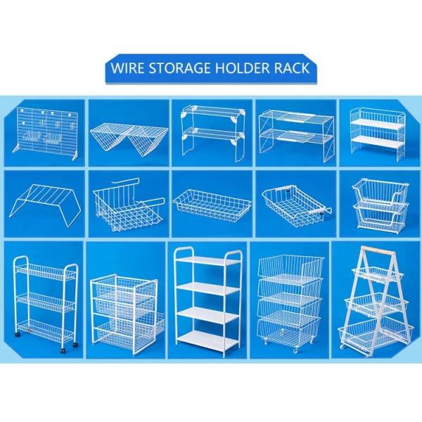 Standing Wire Metal Mesh Grid Panel Black Assembled Mobile Wall Hanger