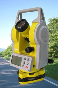 Quality High Precision Electronic Digital Theodolite Yellow Color With Large Screen GET202 wholesale