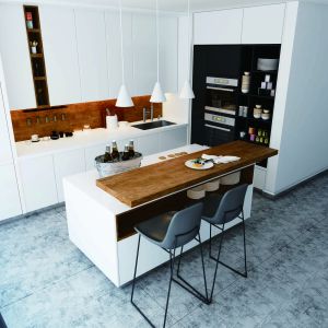 Integrated 316L PVD Stainless Steel Kitchen Cabinet Island Furniture
