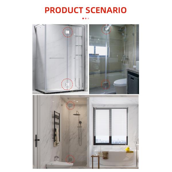High Quality Glass Clamp Hinge Heavy Duty Glass to Glass Shower Door Hinge