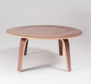 Quality Molded Plywood Molded Plywood Coffee Table Walnut Round 87 * 87 * 42cm wholesale