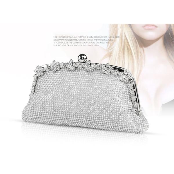 Classic full crystal rhinestone clutch dinner evening lady bride bridesmaid diamond-encrusted dinner clutch bags