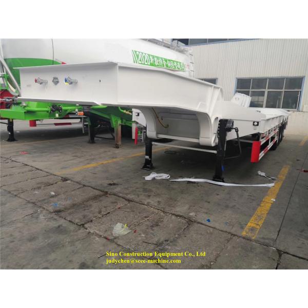 FUWA Brand Low Bed Semi Trailer Goose Neck Type Low Bed Semi Trailer