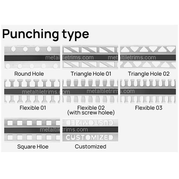 Black Rubber Insert Expansion Joint Profile Aluminum 6063 Material