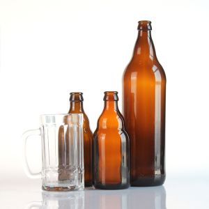 Buy cheap Decal Amber Glass Beer Bottle 200ml 250ml 300ml 330ml 500ml from wholesalers