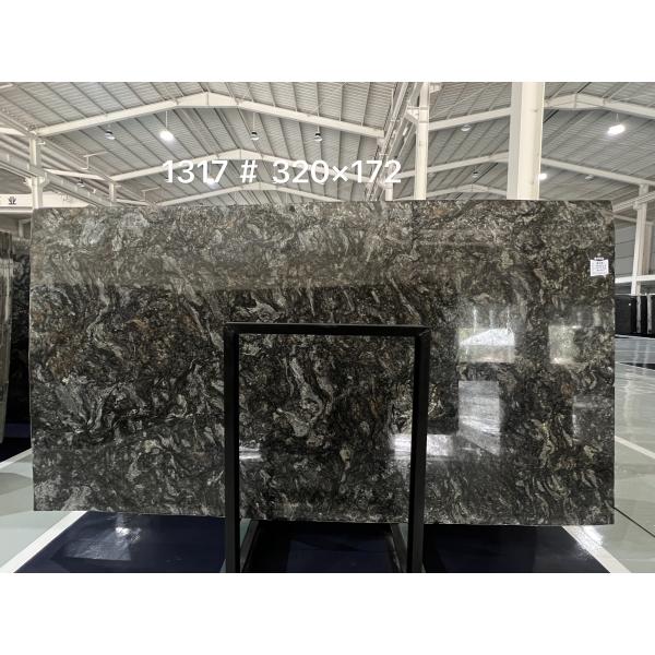 Brazil Platinum Diamond Marble Luxury Stone Book-match Background Feature Wall Luxurious Flooring Stone