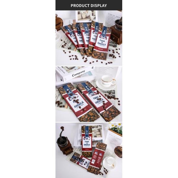 Oem Coffee Packaging Bags Customize 250gr With Valve And Zipper